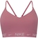 Top Fitness com Bojo Nike Baixa Sustentação Dri-Fit Indy SPT BRA ROSA CLARO