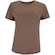 Camiseta Feminina Nike Manga Curta Dri-fit One Classic MARROM