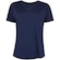 Camiseta Feminina Nike Manga Curta Dri-fit One Classic AZUL ESC/LARANJA