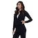 Jaqueta Feminina ASICS Malha Rib Bolso Seguro PRETO