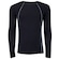 Camiseta Masculina Oxer Manga Longa Vivo PRETO/CINZA