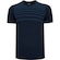 Camiseta Masculina Oxer Manga Curta Crepe Estampada AZUL