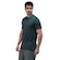 Camiseta Masculina Oxer Manga Curta Crepe Estampada VERDE ESCURO