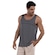 Camiseta Regata Masculina Oxer Crepe Estampada CINZA/PRETO