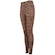 Calça Legging Feminina FitDance Cós Médio Estampada AMARELO CLA/PRETO