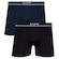 Kit de 2 Cuecas Lupo Boxer Sem Costura AZUL ESC/PRETO