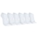 Kit 3 Pares de Meias Light Não Atoalhado Cano Invisível Tamanho 34-38 Oxer Adulto BRANCO