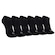 Kit 3 Pares de Meias Light Não Atoalhado Cano Invisível Tamanho 34-38 Oxer Adulto PRETO