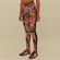 Calça Legging Feminina Farm Banana Artsy PRETO/ROSA