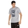 Camiseta Masculina Puma Manga Curta Graphic Emblem Tee CINZA
