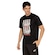 Camiseta Masculina Puma Manga Curta Graphic Emblem Tee PRETO/BRANCO