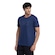 Camiseta Masculina ASICS Manga Curta Box Logo AZUL ESCURO