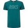 Camiseta Masculina ASICS Manga Curta Box Logo PETROLEO