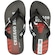 Chinelo Grendene Rider NBA Chicago Bulls Feel Dedo Adulto PRETO/VERMELHO