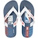Chinelo Grendene Rider NBA Chicago Bulls Feel Dedo Adulto AZUL/BRANCO