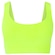 Top Fitness com Bojo Removível Vestem Média Sustentação Artemis Adulto AMARELO FLUOR