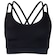 Top Fitness com Bojo Removível Vestem Média Sustentação Selene Adulto PRETO