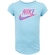Camiseta Infantil Nike Manga Curta Printed Club AZUL CLARO
