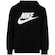 Blusão Infantil Nike com Capuz Club Shortswear Club HBR PO PRETO