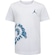 Camiseta Jordan Infantil Nike Manga Curta Warpded Galexy BRANCO