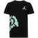 Camiseta Jordan Infantil Nike Manga Curta Warpded Galexy PRETO