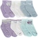 Kit de Meias Nike Ankle Quarter com 6 Pares Infantil BRANCO/AZUL