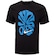 Camiseta Masculina Nike Manga Curta Dri-Fit Rise 365 RU PRETO/AZUL