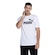 Camiseta Masculina Puma Manga Curta ESS Tee Logo BRANCO