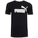 Camiseta Masculina Puma Manga Curta ESS Tee Logo PRETO