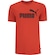 Camiseta Masculina Puma Manga Curta ESS Tee Logo VERMELHO