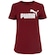 Camiseta Feminina Puma Manga Curta ESS Tee Logo VERMELHO