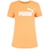 Camiseta Feminina Puma Manga Curta ESS Tee Logo LARANJA