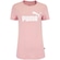 Camiseta Feminina Puma Manga Curta ESS Tee Logo ROSA/BRANCO