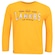 Camiseta do Los Angeles Lakers Infantil NBA Manga Longa Placement N0325 LARANJA