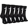 Kit de Meias adidas Cano Alto Performance 3 Listras Adulto 3 Pares PRETO