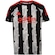 Camiseta Juvenil adidas Manga Curta Tiro PRETO/BRANCO