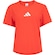 Camiseta Feminina adidas Manga Curta Treino Adapt VERMELHO/BRANCO