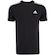 Camiseta Masculina adidas Manga Curta 3 Stripes PRETO/BRANCO