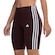 Bermuda Feminina adidas Biker 3 Stripes MARROM