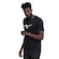 Camiseta Masculina Mizuno Manga Curta Run Spark PRETO/BRANCO