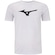 Camiseta Masculina Mizuno Manga Curta Run Spark BRANCO/PRETO