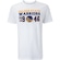 Camiseta do Golden State Warriors NBA Masculina NB949 The Decade OFF WHITE