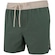 Bermuda Masculina Oxer Swim Liso Contraste VERDE