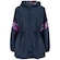 Jaqueta Feminina Oxer com Capuz Forrada Animal Print Color AZUL ESC/ROXO