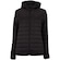 Jaqueta Feminina Nord com capuz Puffer Packable Bolso com zíper PRETO