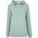 Blusa de Moletom Feminina Oxer com Capuz Canguru VERDE CLARO