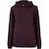 Blusa de Moletom Feminina Oxer com Capuz Canguru ROXO ESCURO