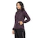 Jaqueta Feminina Puffer Bolso Seguro Oxer ROXO ESCURO