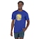 Camiseta do Golden State Warriors NBA Masculina Wet Logo N0154 AZUL