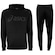 Conjunto de Agasalho Masculino ASICS Interlock Fechado PRETO